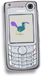 cell phone bird